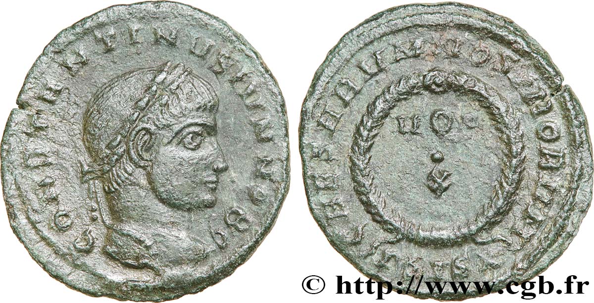 CONSTANTINO II Centenionalis ou nummus MBC+