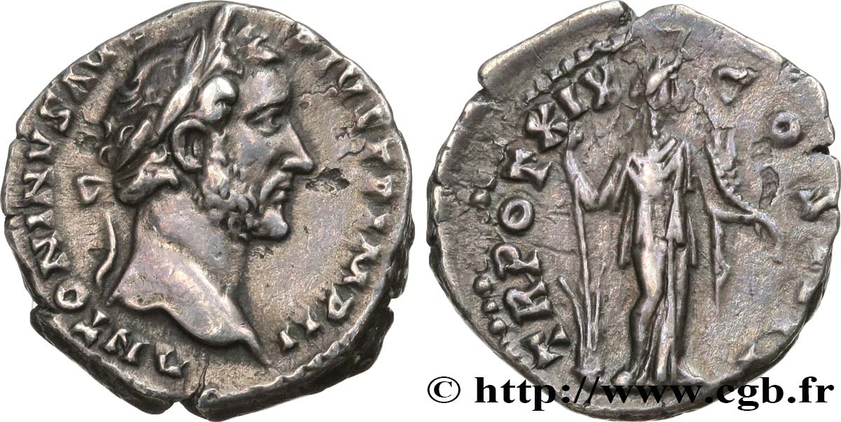 ANTONINUS PIUS Denier SS