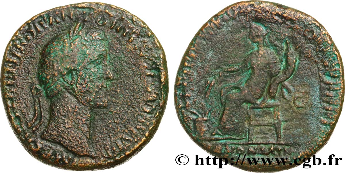 ANTONINUS PIUS Sesterce VF