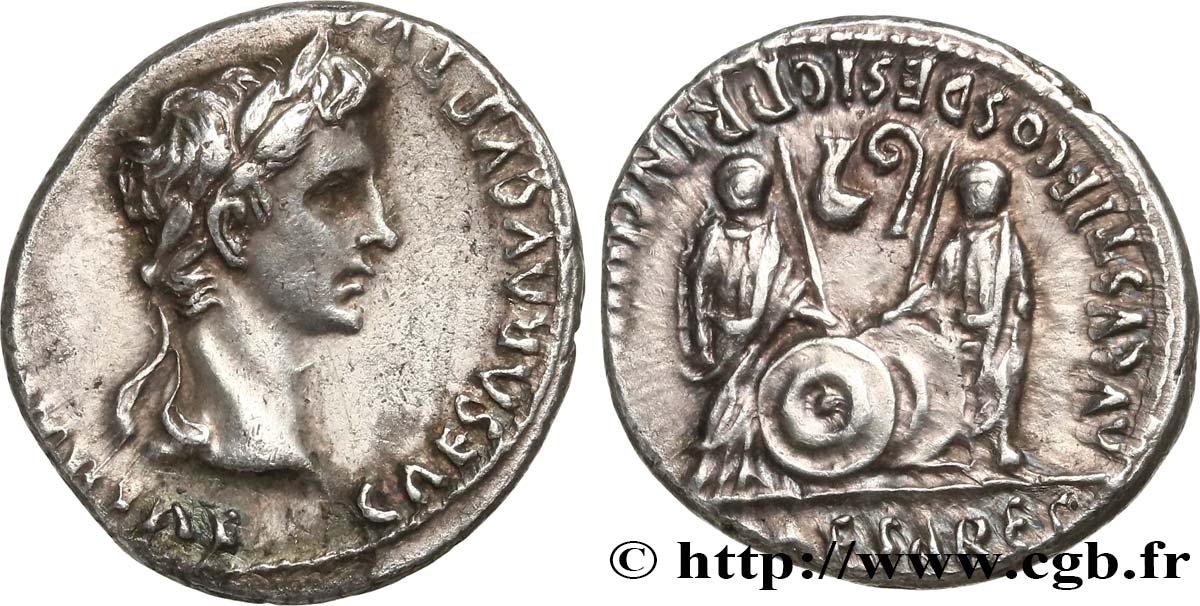 AUGUSTUS, CAIUS und LUCIUS Denier fVZ