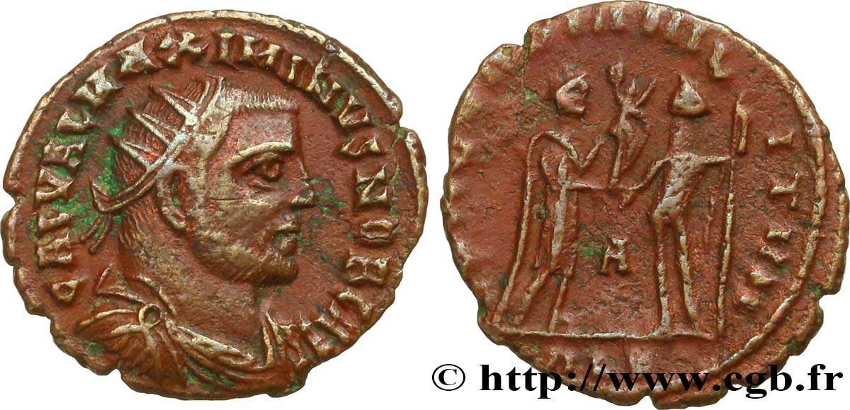 MAXIMINUS II DAIA Pseudo ou néo-aurelianus XF