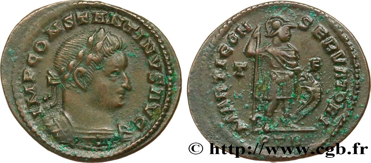 CONSTANTINUS I DER GROßE Follis ou nummus fVZ