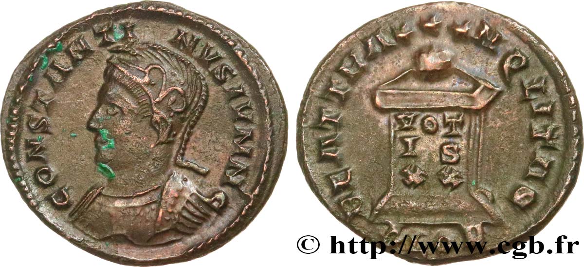 CONSTANTIN II Centenionalis ou nummus SUP