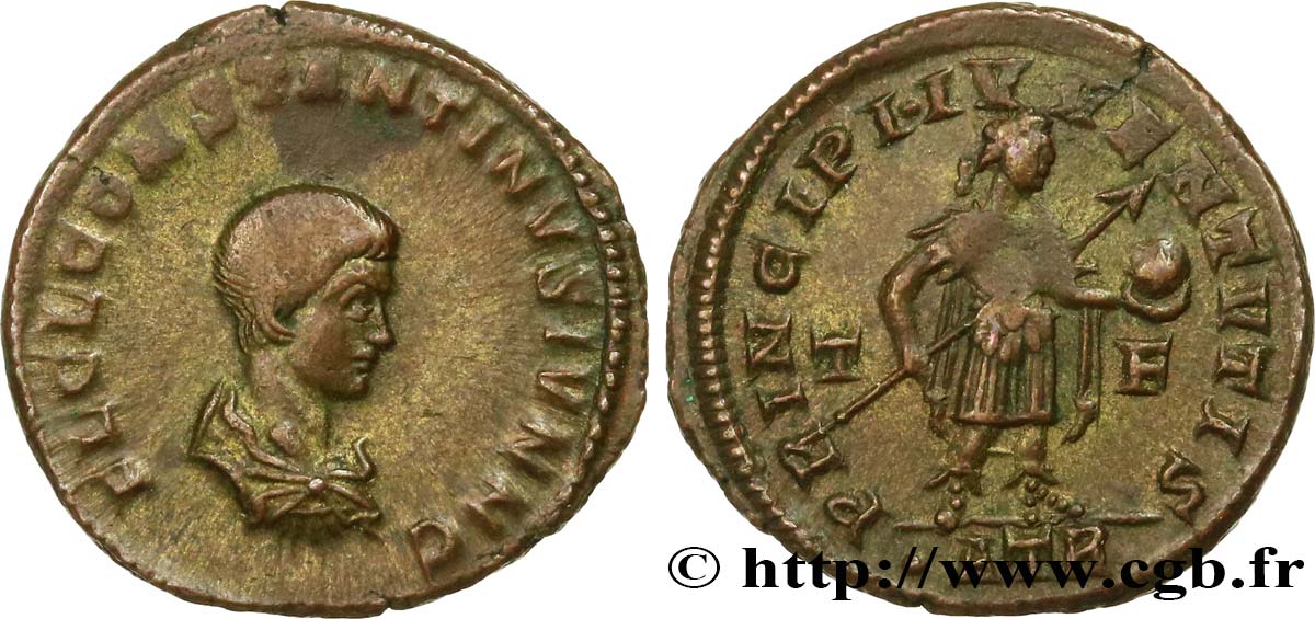 CONSTANTINE II Follis ou nummus AU