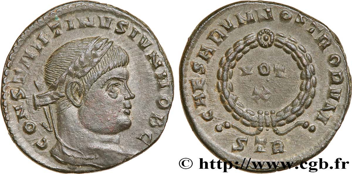 CONSTANTINE II Centenionalis ou nummus AU