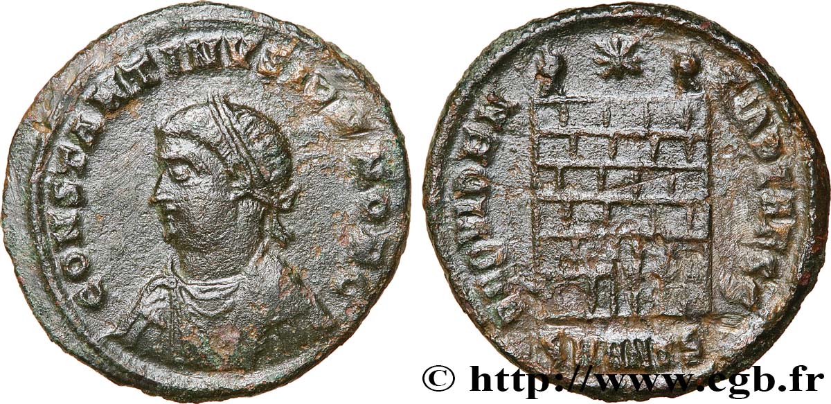 CONSTANTINUS II Centenionalis ou nummus fVZ