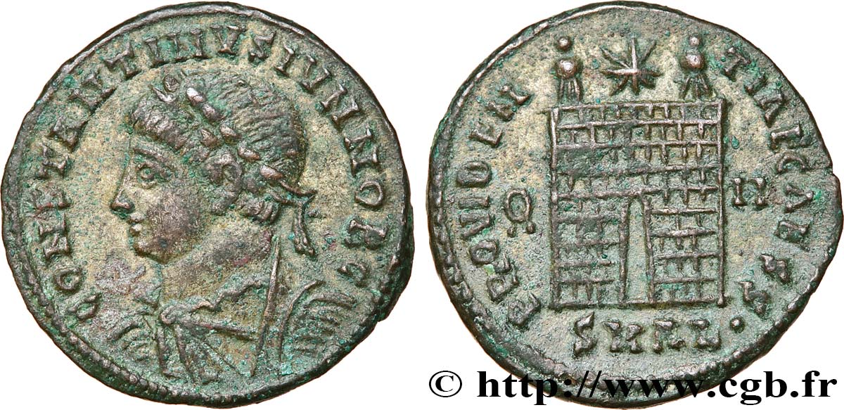 CONSTANTINO II Centenionalis ou nummus EBC