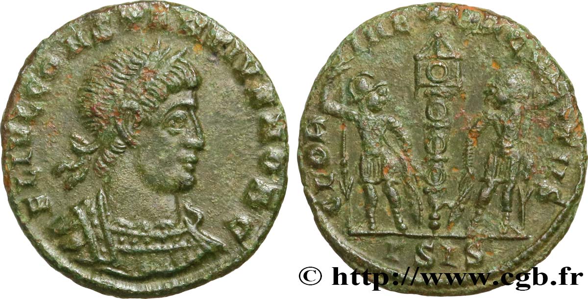 CONSTANTIUS II Centenionalis ou nummus AU