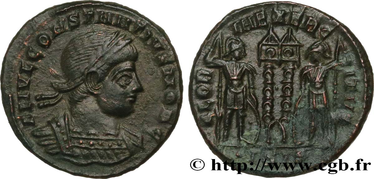 CONSTANTIUS II Centenionalis ou nummus AU