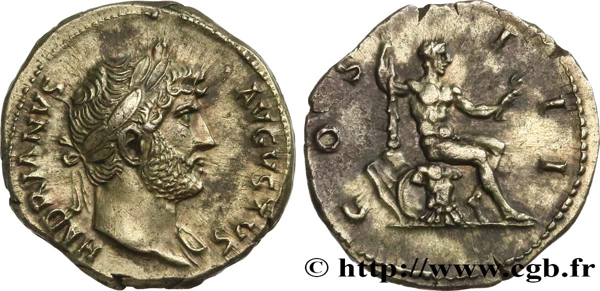 HADRIAN Denier MS