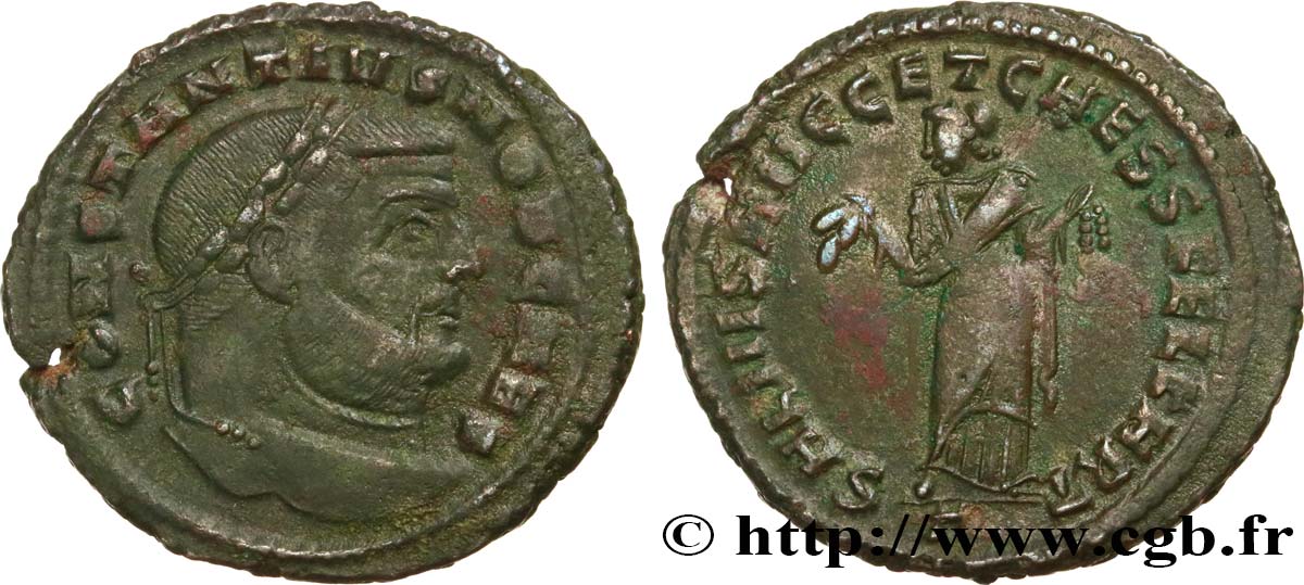 CONSTANTIUS I Follis ou nummus XF