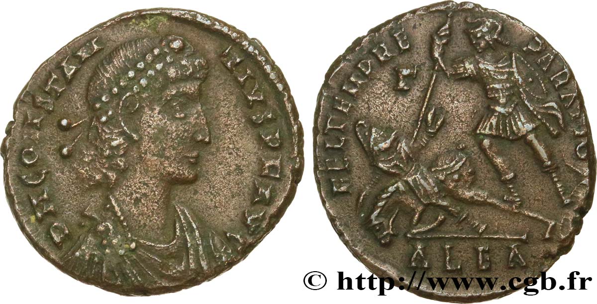 CONSTANCE II Maiorina, (MB, Æ 2) SUP