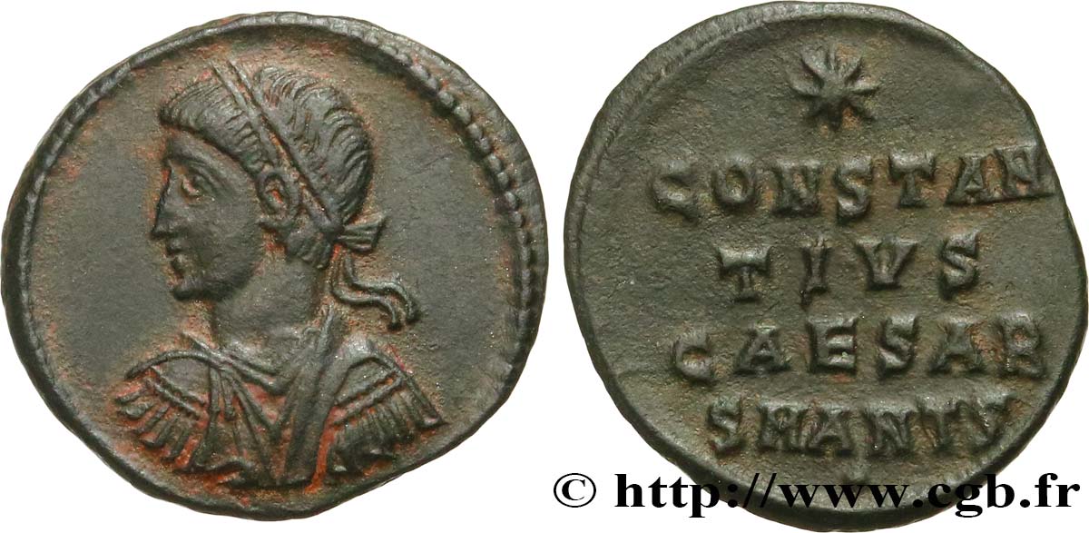 CONSTANTIUS II Demi-centenionalis ou demi-nummus AU
