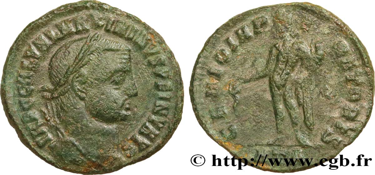 MAXIMIN II DAIA Follis ou nummus TTB