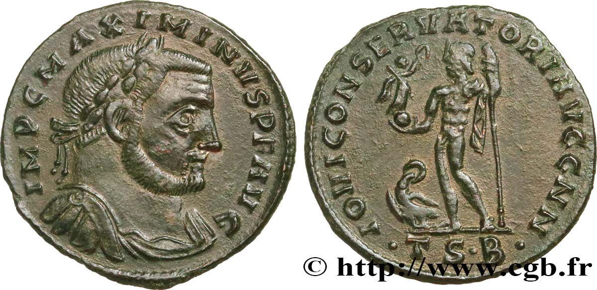 MAXIMINUS II  Follis ou nummus MS