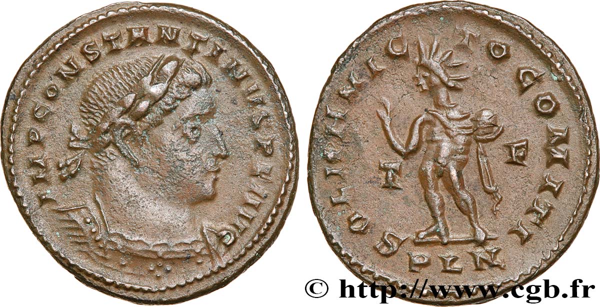 COSTANTINO I IL GRANDE Follis ou nummus q.SPL