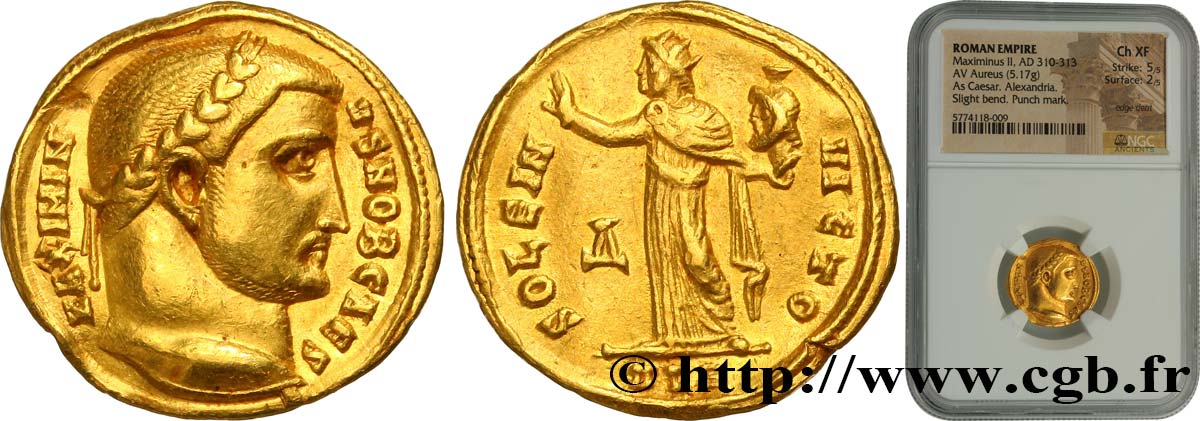 MAXIMINUS II  Aureus AU
