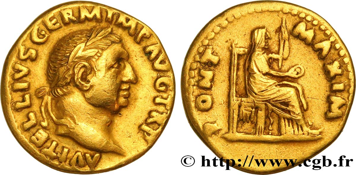 VITELLIUS Aureus AU/XF