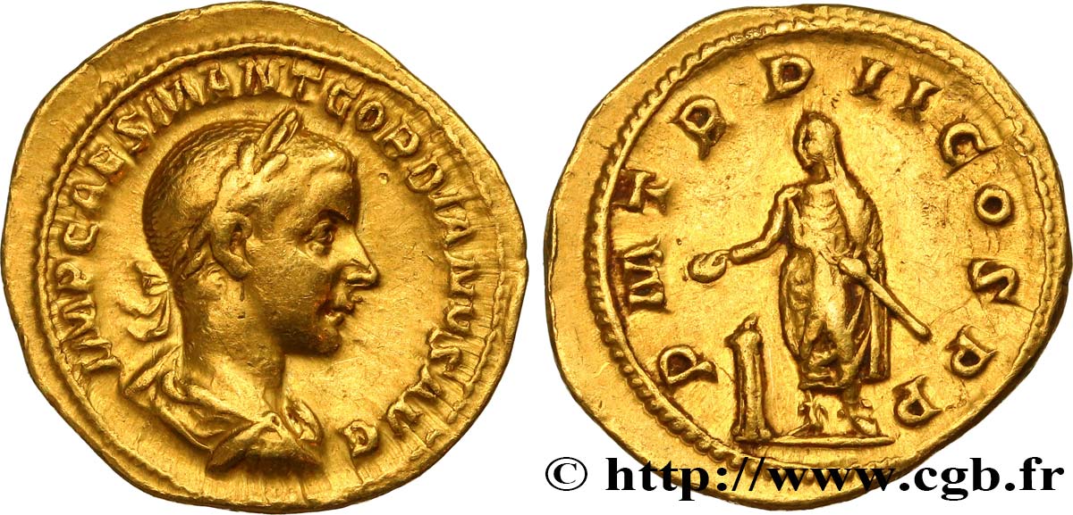 GORDIANO III Aureus q.SPL