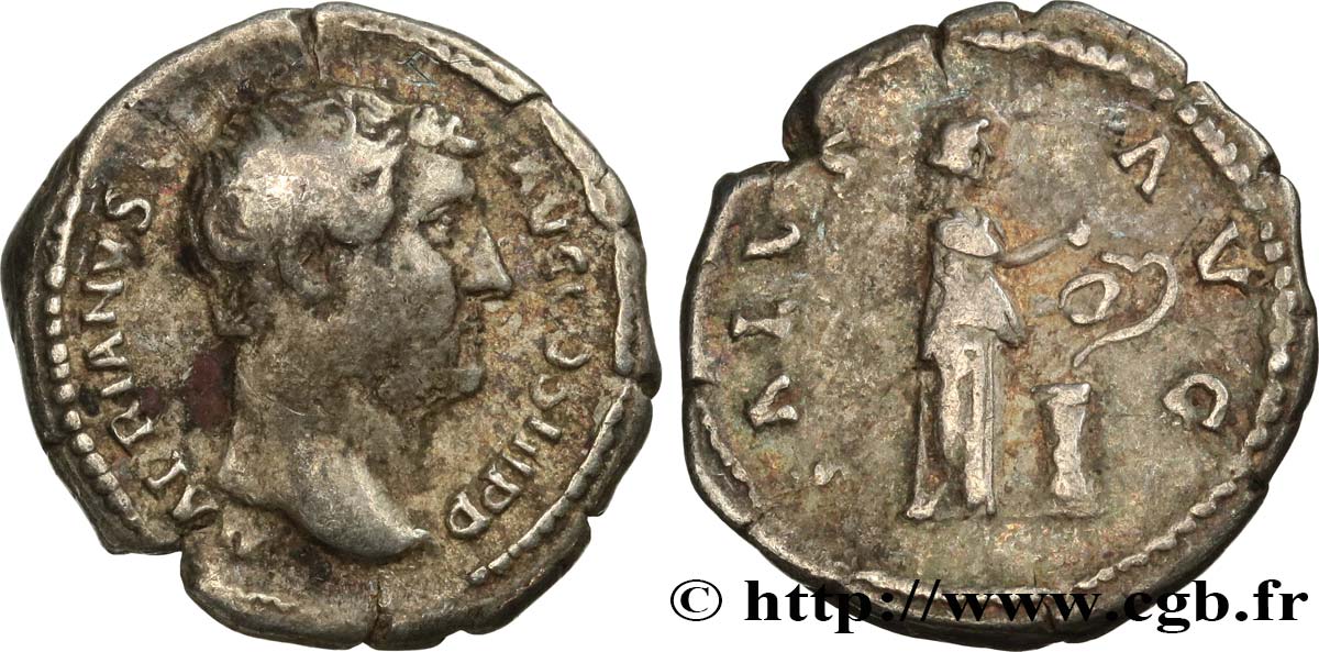 HADRIAN Denier VF