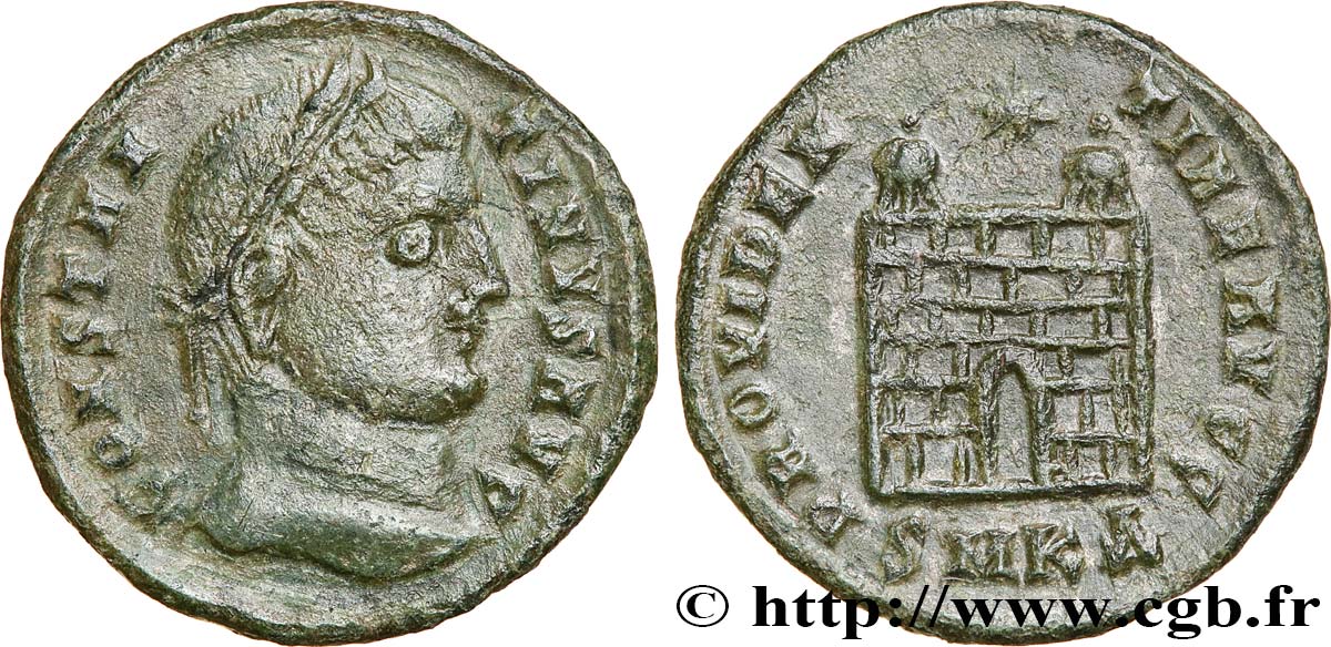 CONSTANTINUS I DER GROßE Centenionalis ou nummus VZ