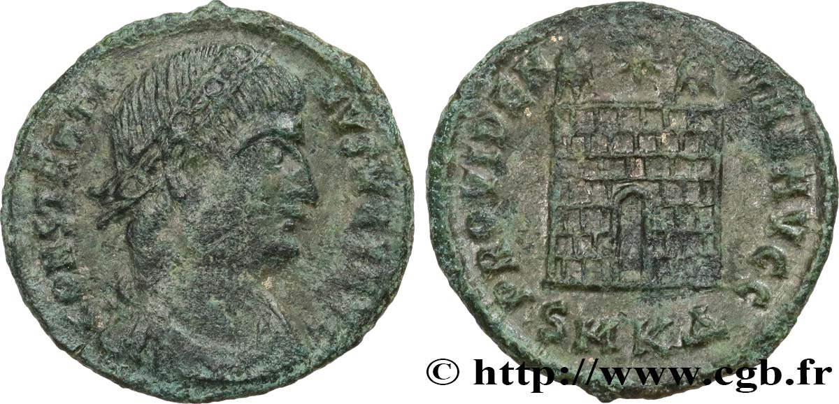 CONSTANTINE I THE GREAT Centenionalis ou nummus AU