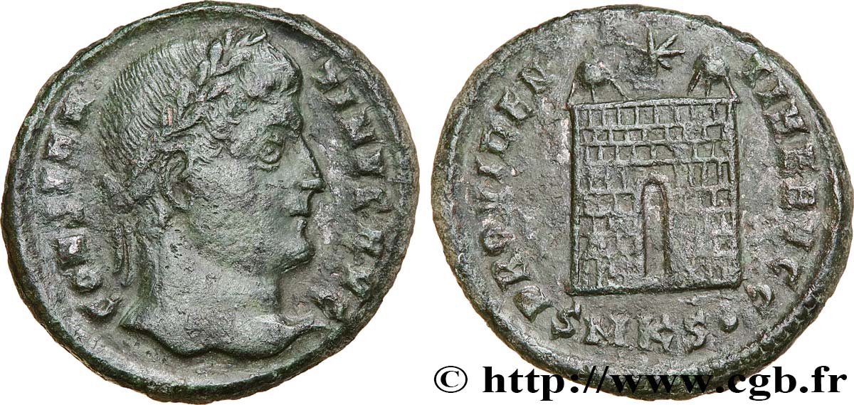 CONSTANTINO I EL MAGNO Centenionalis ou nummus MBC+