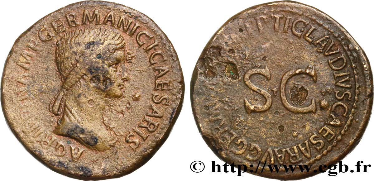 AGRIPPINA MAJOR Sesterce VF