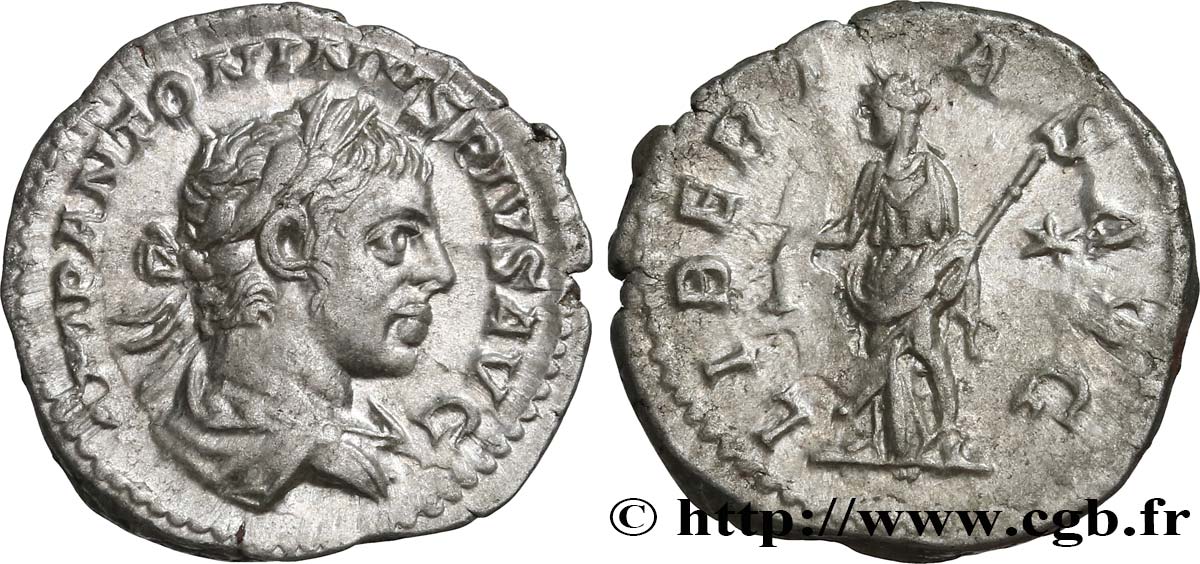 ELAGABALUS Denier VZ/fVZ