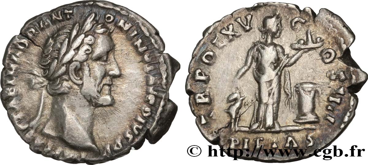 ANTONINUS PIUS Denier XF