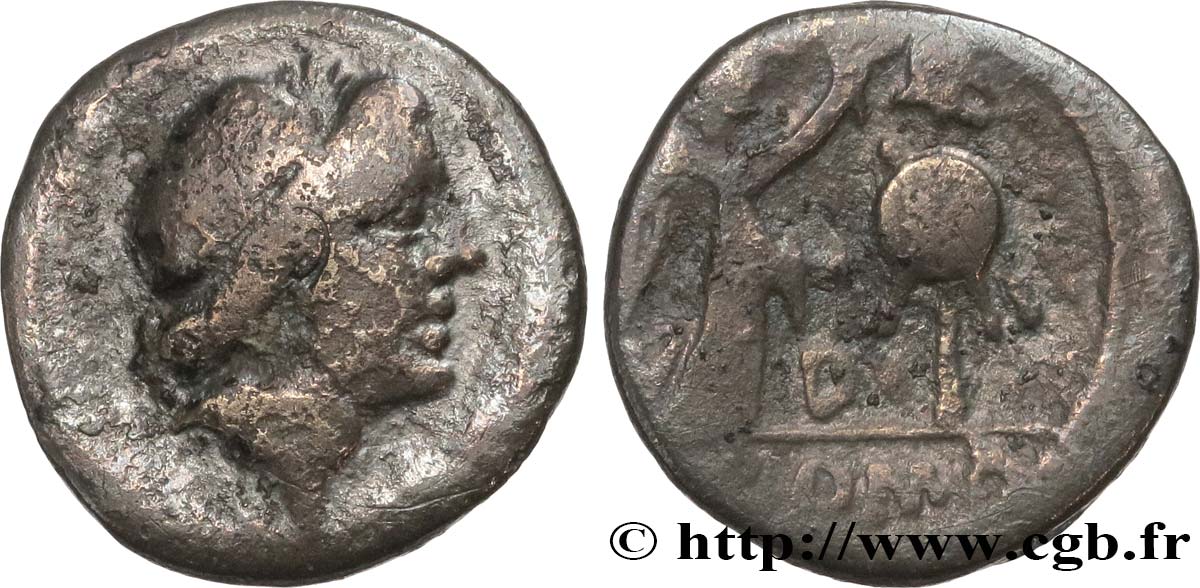 ROMAN REPUBLIC - ANONYMOUS Quinaire VF