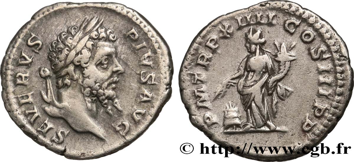 SEPTIMIUS SEVERUS Denier XF