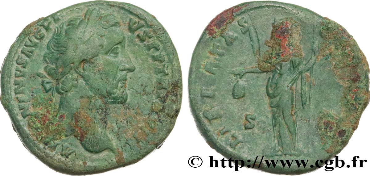 ANTONINUS PIUS Sesterce XF