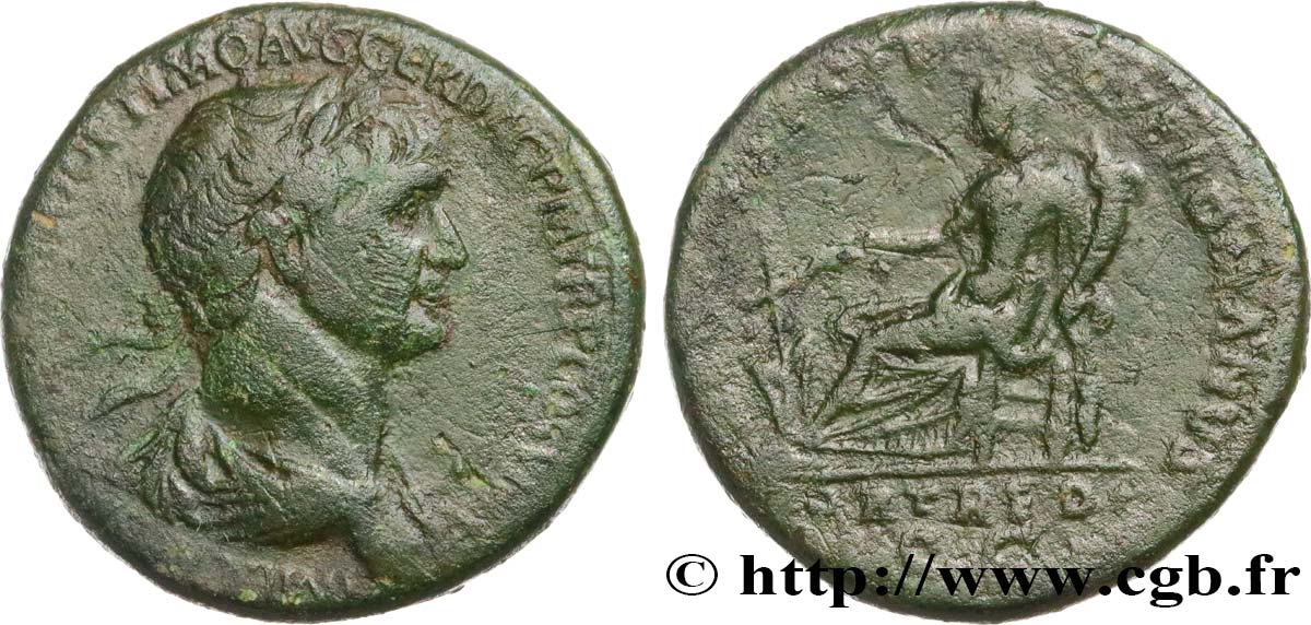 TRAJANUS Sesterce VF