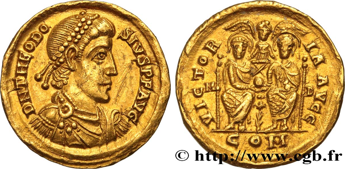 THEODOSIUS I Solidus VZ/fVZ