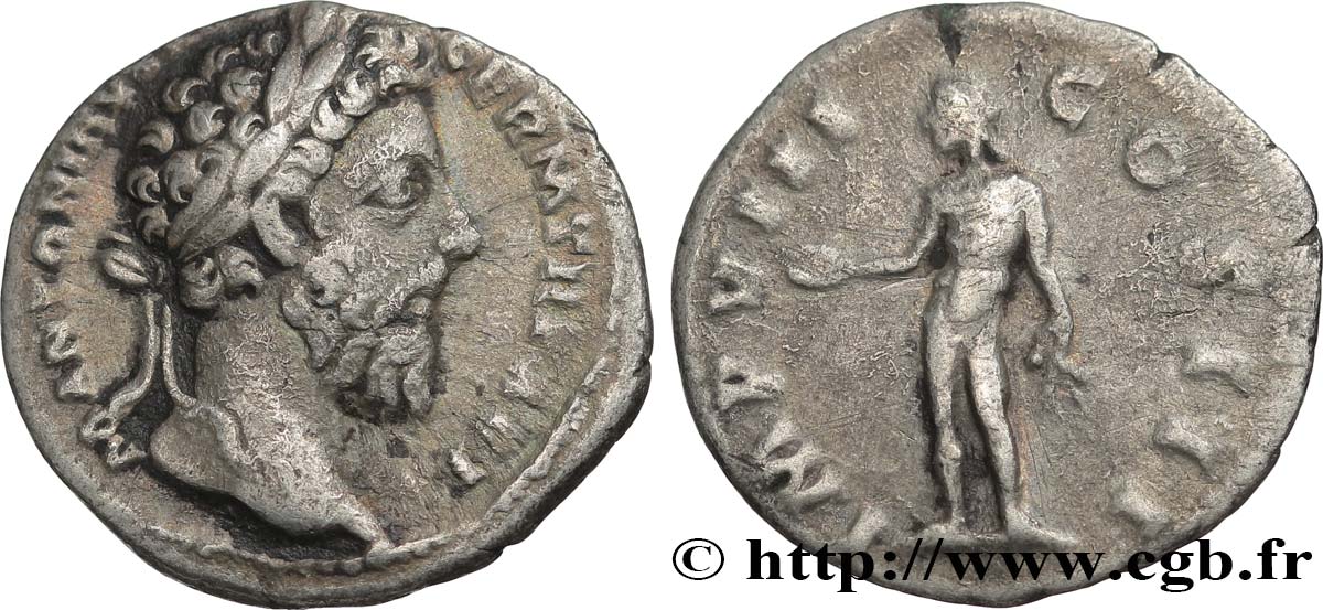 MARC AURÈLE Denier TB+