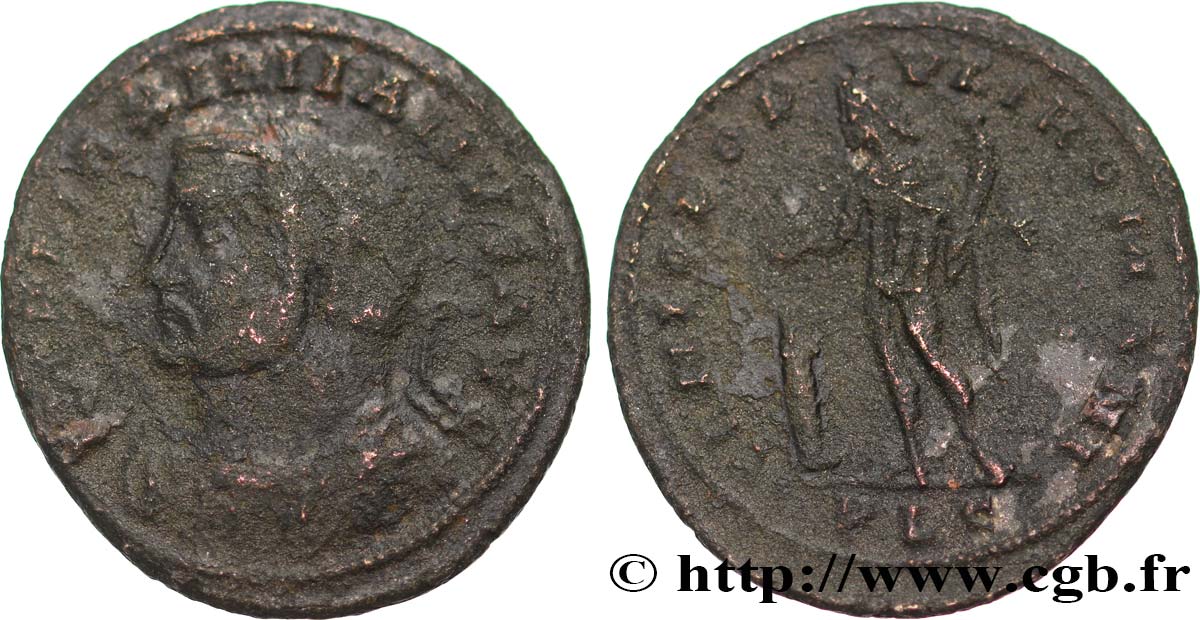 MAXIMIEN HERCULE Follis ou nummus TB/TB+