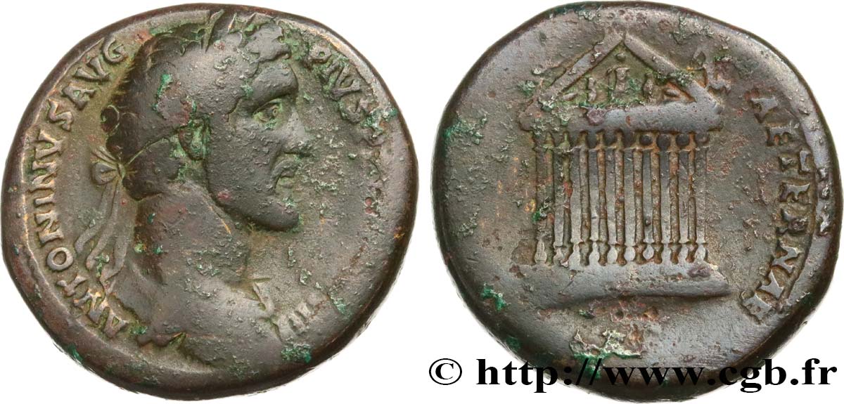 ANTONINUS PIUS Sesterce VF