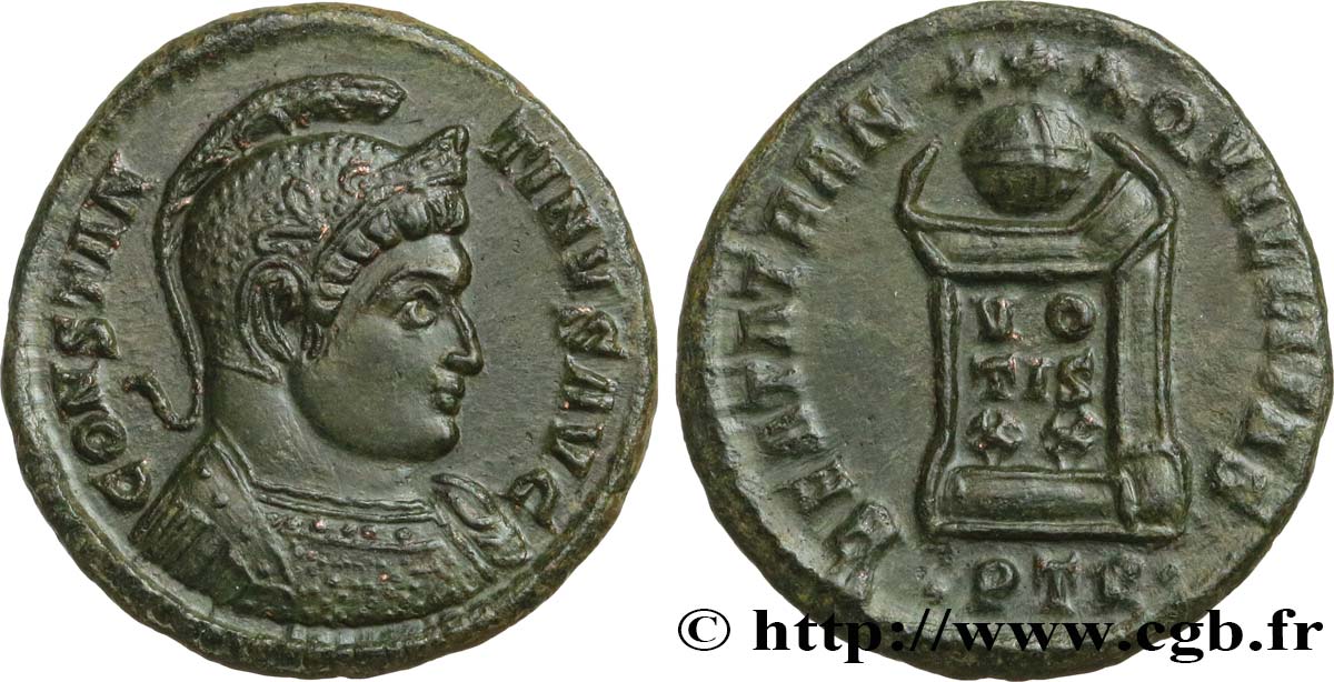 COSTANTINO I IL GRANDE Centenionalis ou nummus FDC