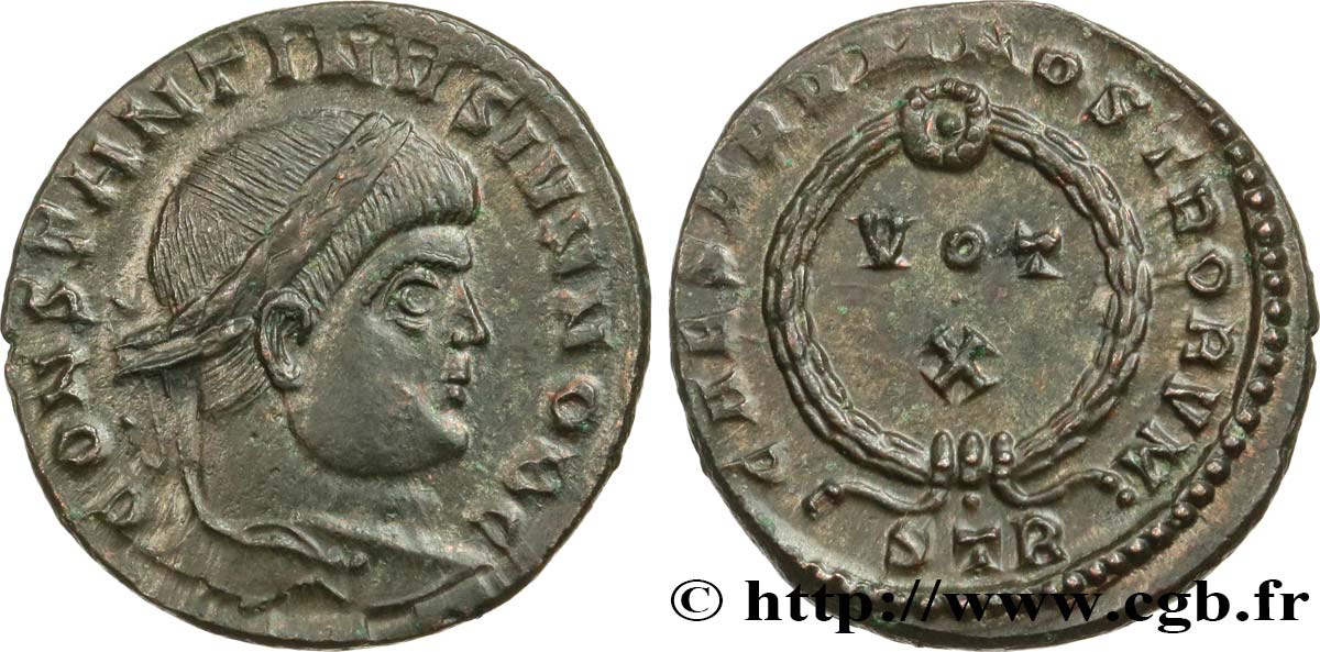 CONSTANTIN II Centenionalis ou nummus SUP