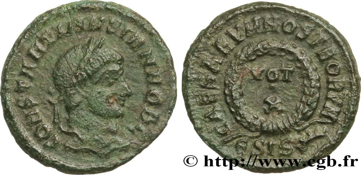 COSTANTINO II Centenionalis ou nummus BB/q.SPL