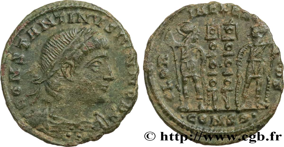 CONSTANTINO II Centenionalis ou nummus MBC+