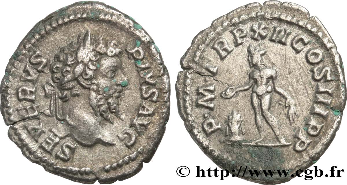 SEPTIMIUS SEVERUS Denier XF