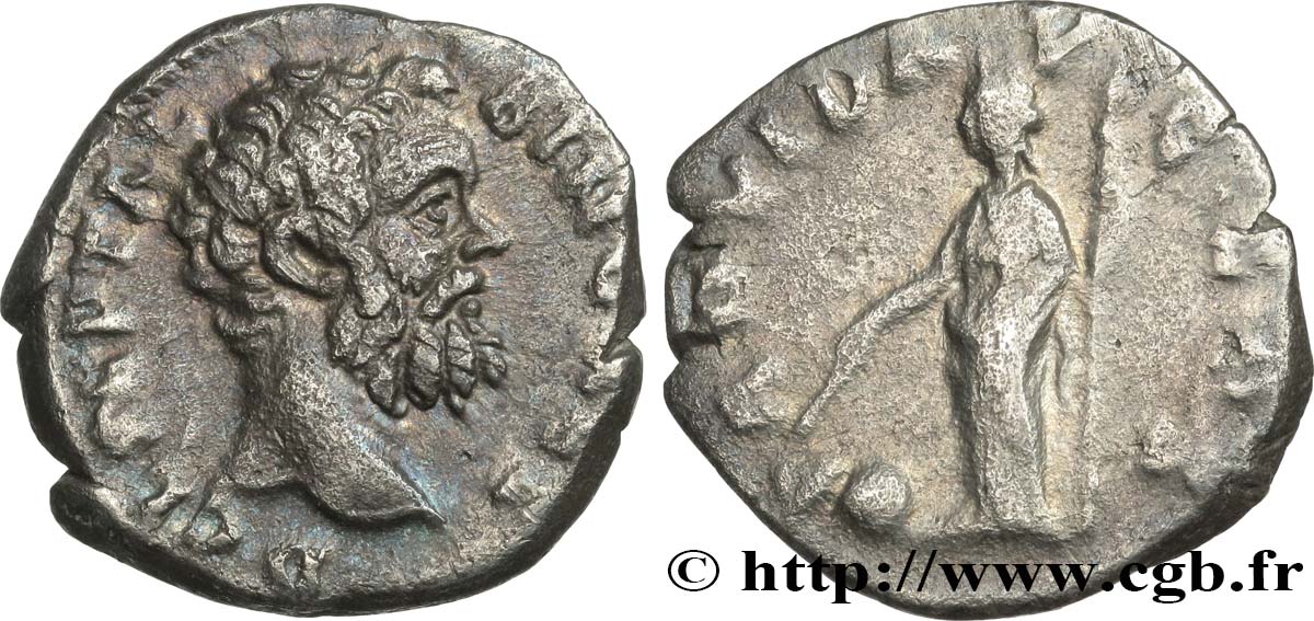 CLODIUS ALBINUS Denier TB+