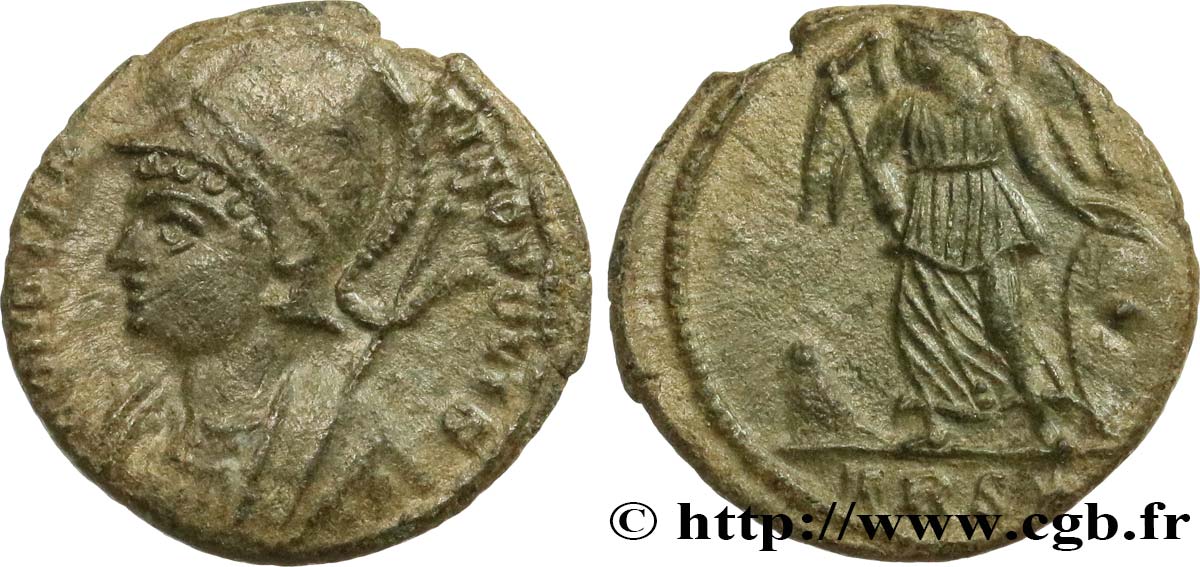 CONSTANTINOPOLIS Centenionalis ou nummus AU
