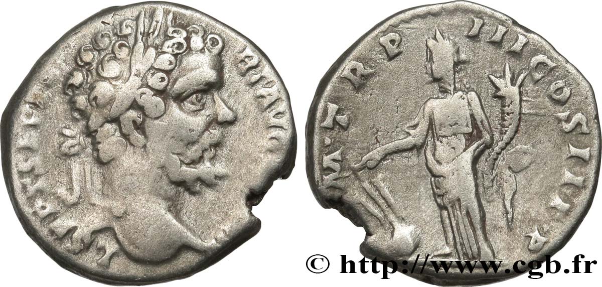 SEPTIMIUS SEVERUS Denier VF