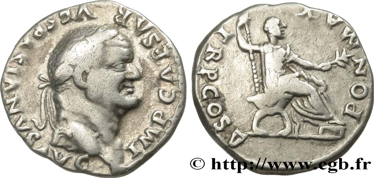 VESPASIAN Denier VF