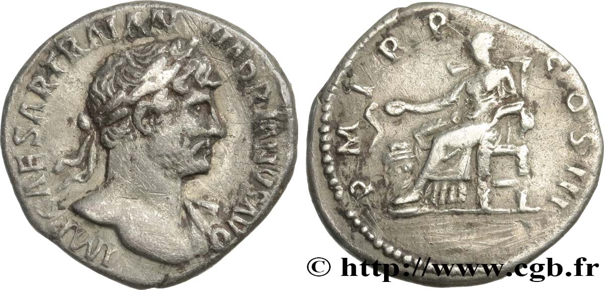 HADRIAN Denier VF