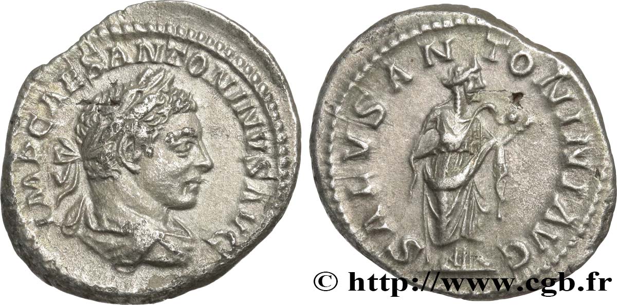 ELAGABALUS Denier XF