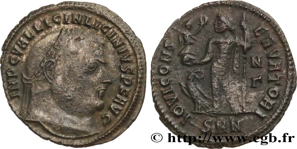 LICINIO I PADRE Follis ou nummus BC+/MBC